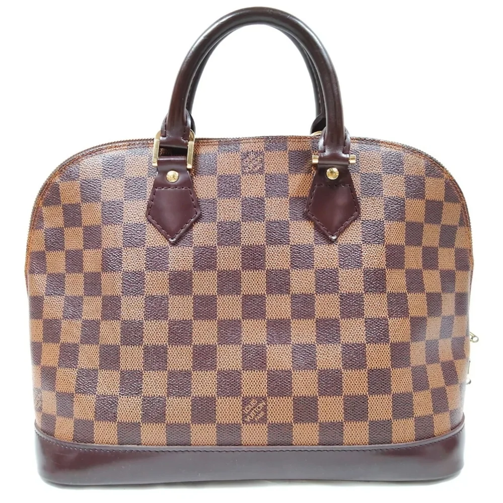 Louis Vuitton Alma Pm Damier Ebene Leather/Canvas Handbag - Picture 3 of 16